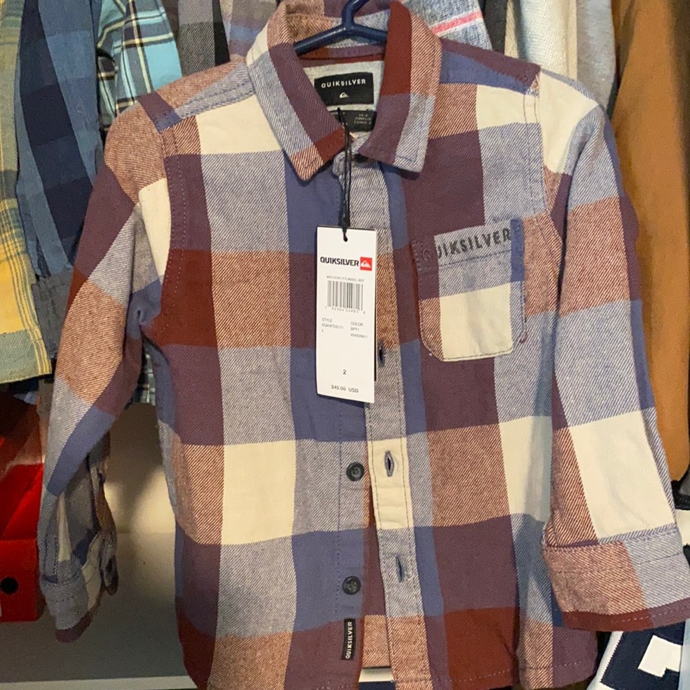 Quicksilver flannel